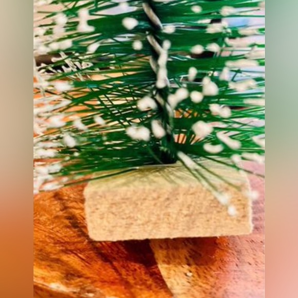 *Snowy Bottlebrush Tree, 4” Tiered Tray - Picture 2 of 7